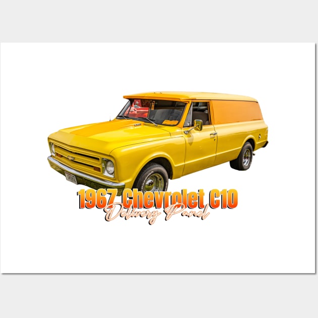 1967 Chevrolet C10 Delivery Panel Wall Art by Gestalt Imagery